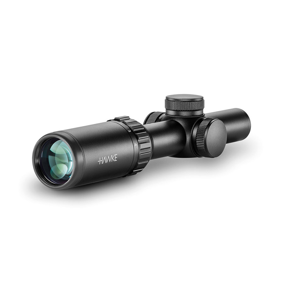 Hawke Vantage 1-4x20, riktm L4A Fiber Dot belyst 1" tub - 2