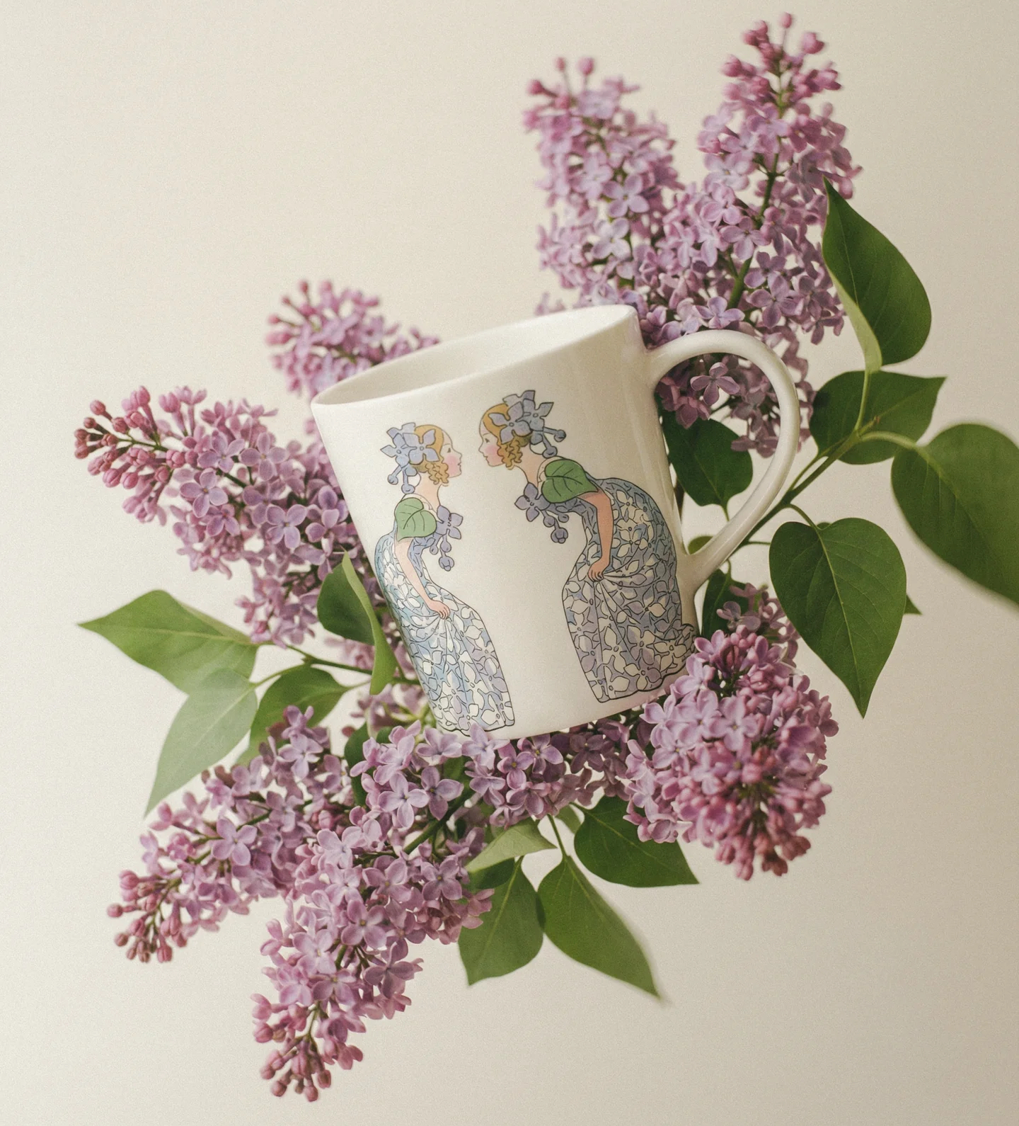 Elsa Beskow Mugg 40 cl - Syrén - 3