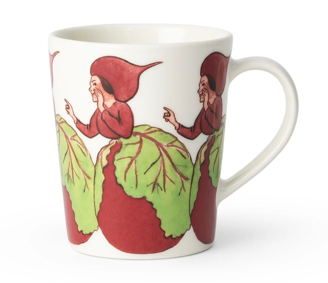Elsa Beskow Mugg 28 cl (Med handtag) - Fru Rödbeta