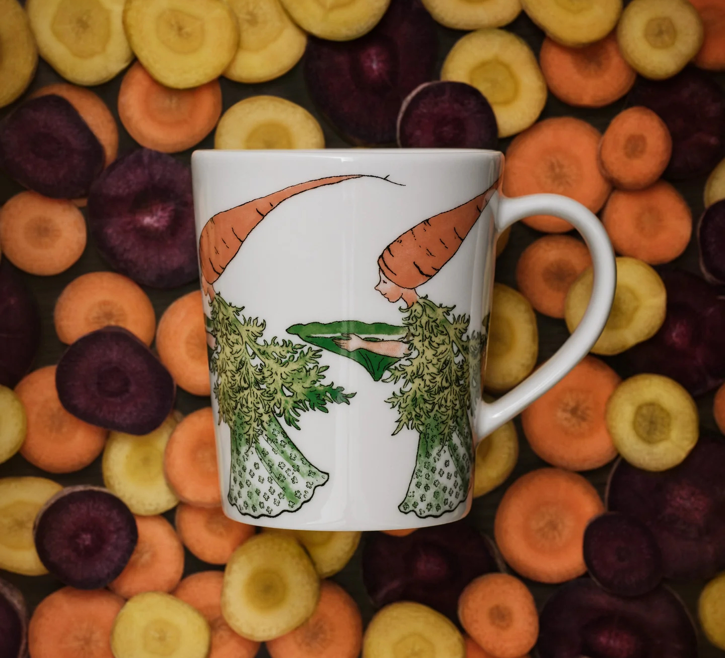 Elsa Beskow Mugg 28 cl (Med handtag) - Fru Morot - 2