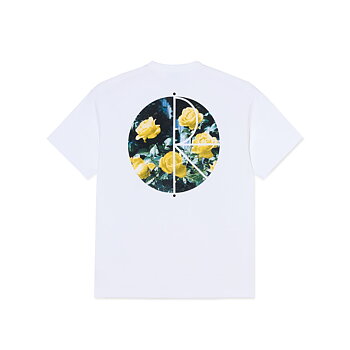 Polar Skate Co. Fill Logo T-shirt Märtas Roses White