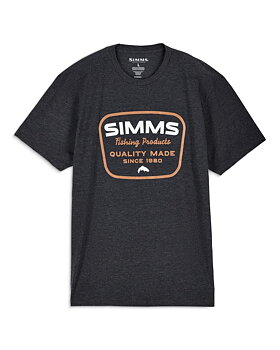 Simms Stamp Lock T-shirt Charcoal Heather L