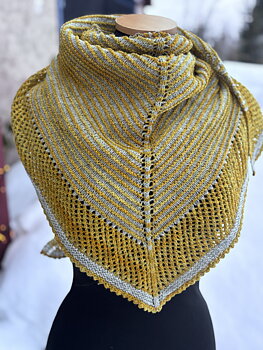 Sjalen Brevik i Senior/Seniorita - mönster