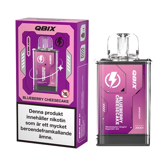 QBIX Blueberry Cheesecake