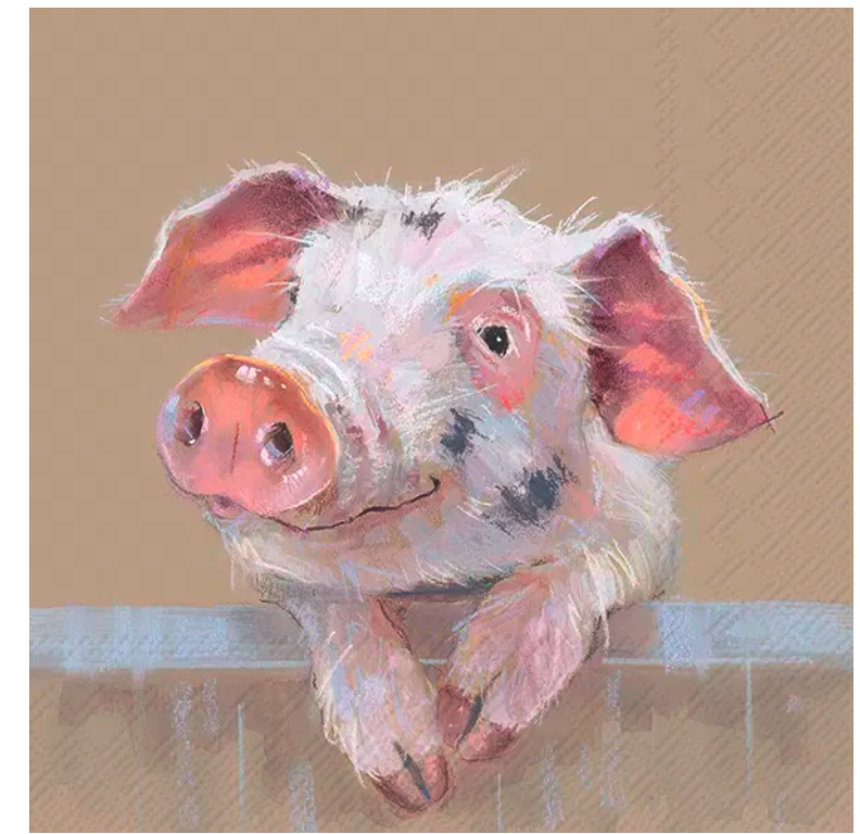 Servetter - PIG RUFFY - Lunch