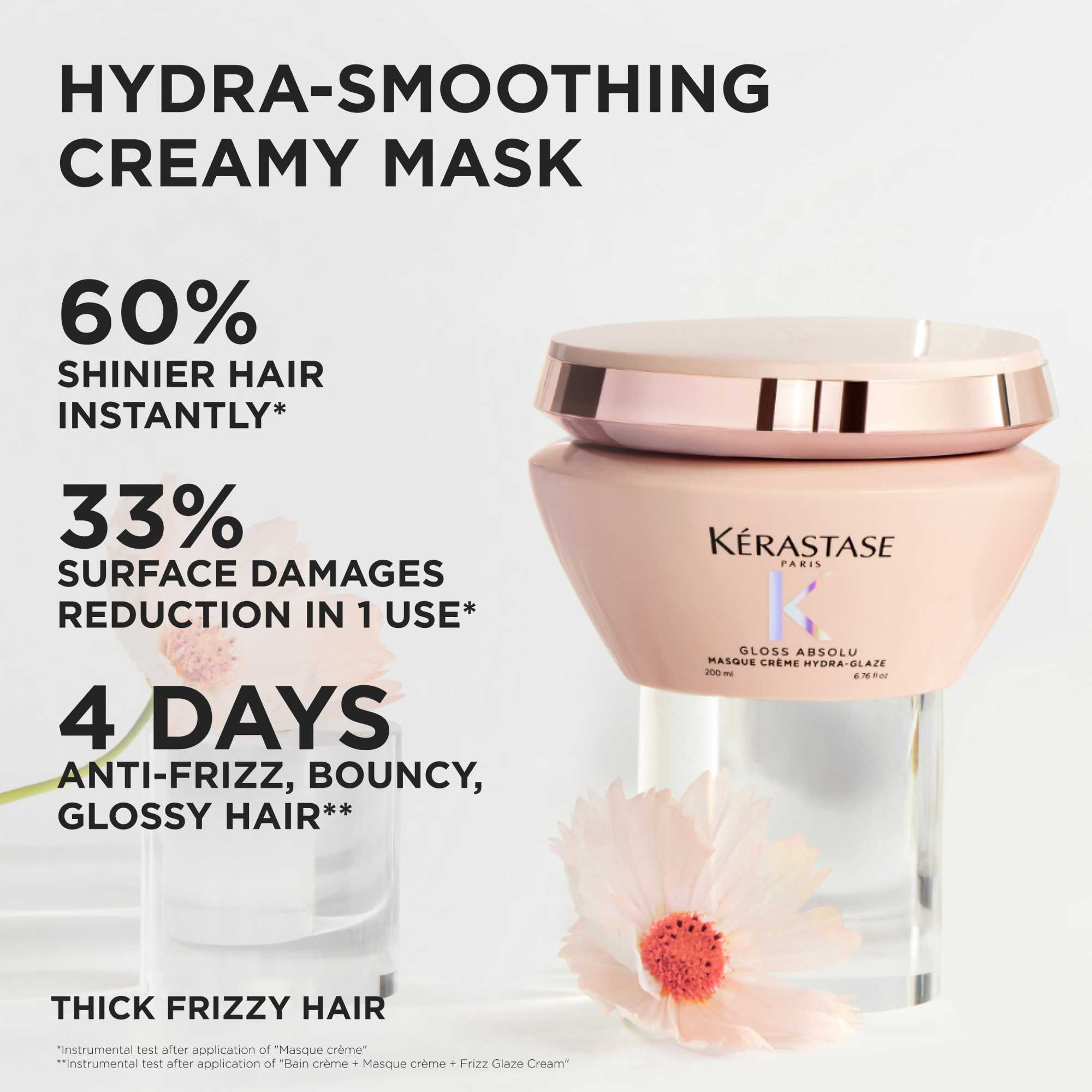 Kerastase Gloss Absolu Masque Creme Hydra Glaze  200ml - 3