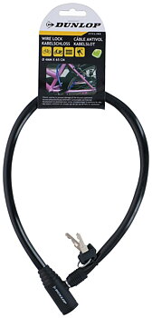 DUNLOP Bike Cable Lock 4x650 mm – Smidigt & Pålitligt Cykellås