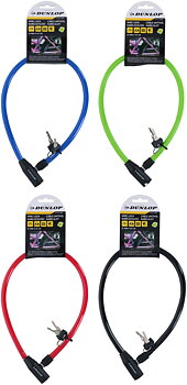 DUNLOP Bike Cable Lock 4x650 mm – Smidigt & Pålitligt Cykellås