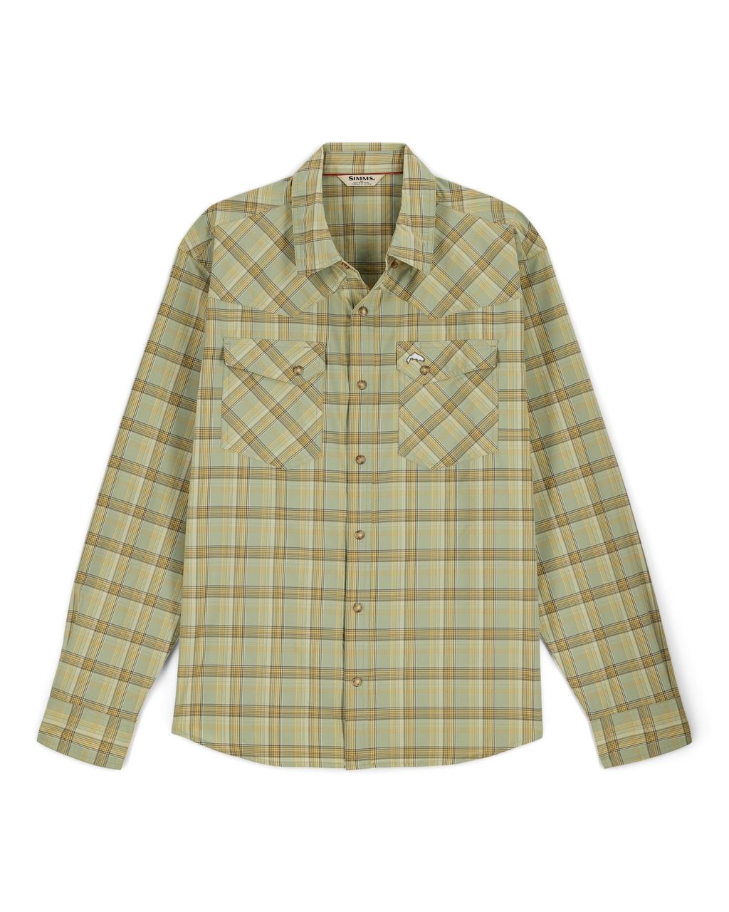 Simms Brackett Shirt Pale Pine Brackett