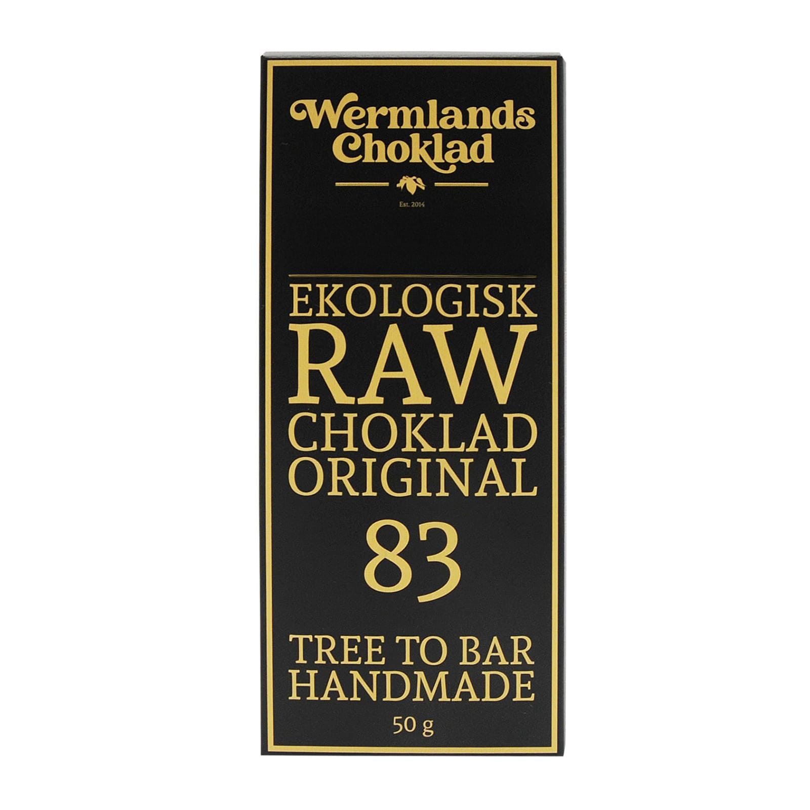 Rawchoklad Original 83% - Wermlandschoklad