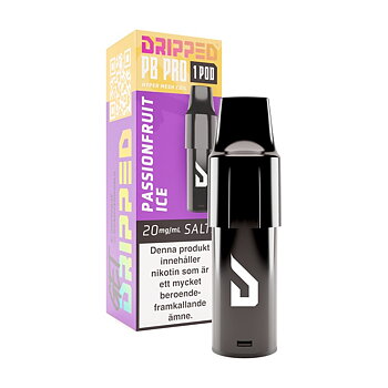 Dripped Panther Bar Pro Pod - Passion Fruit Ice 20mg