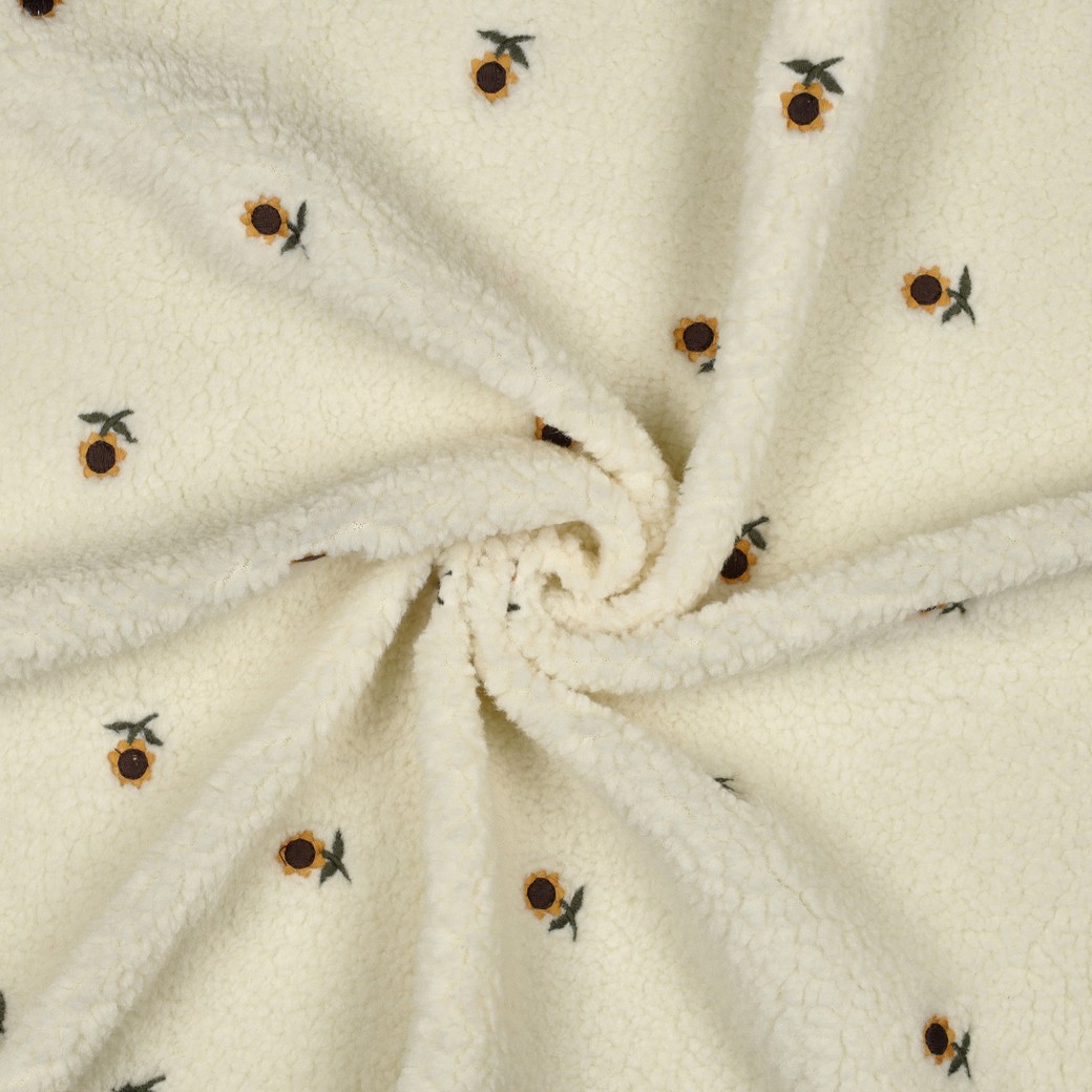 TEDDY EMBROIDERY SUN FLOWERS - 3