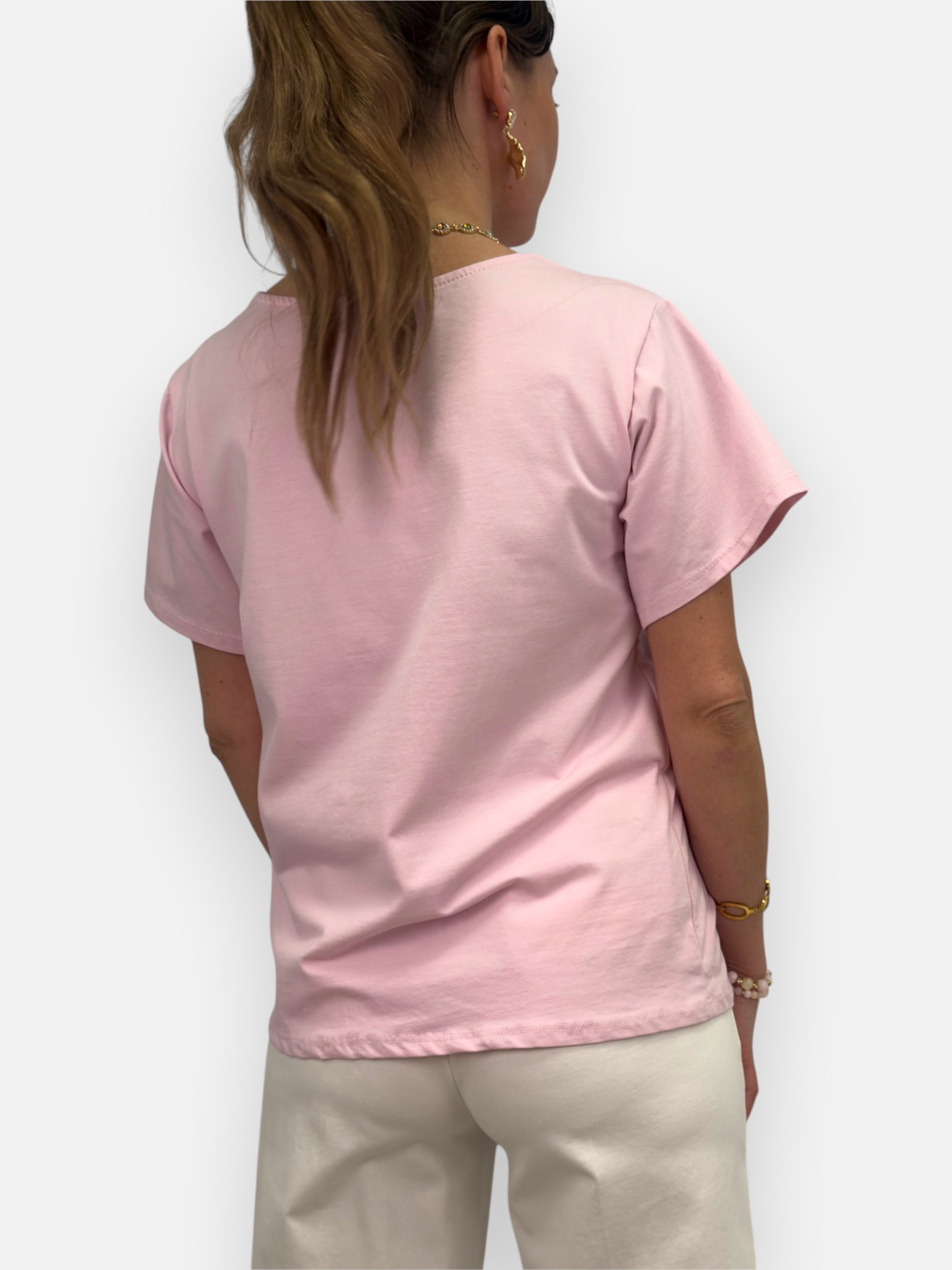 Draped cotton top - 3