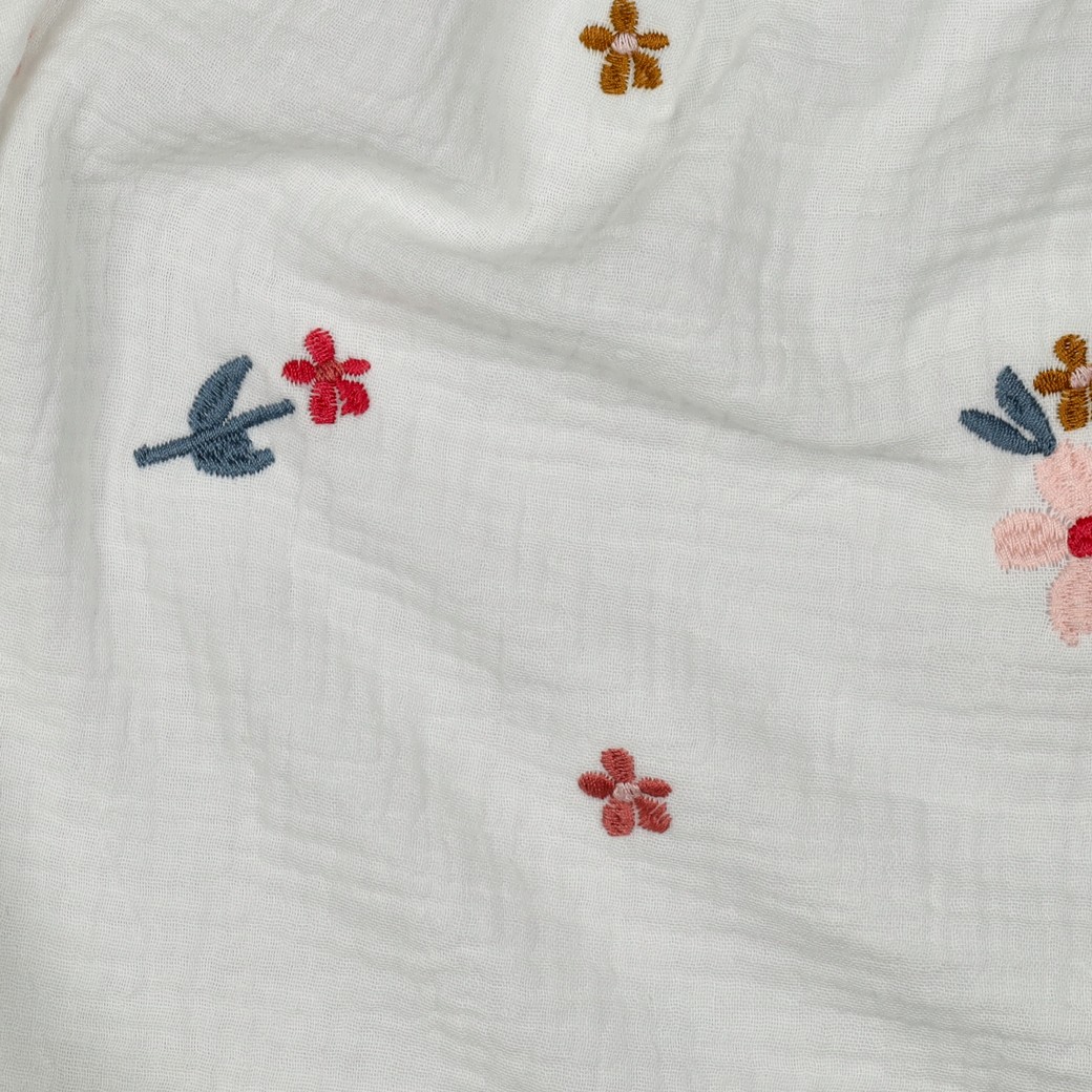 MUSLIN EMBROIDERY - SUMMER FLORALS - 2