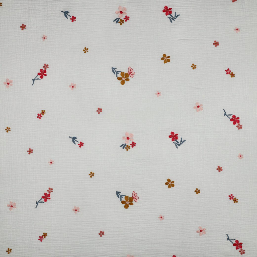 MUSLIN EMBROIDERY - SUMMER FLORALS - 6