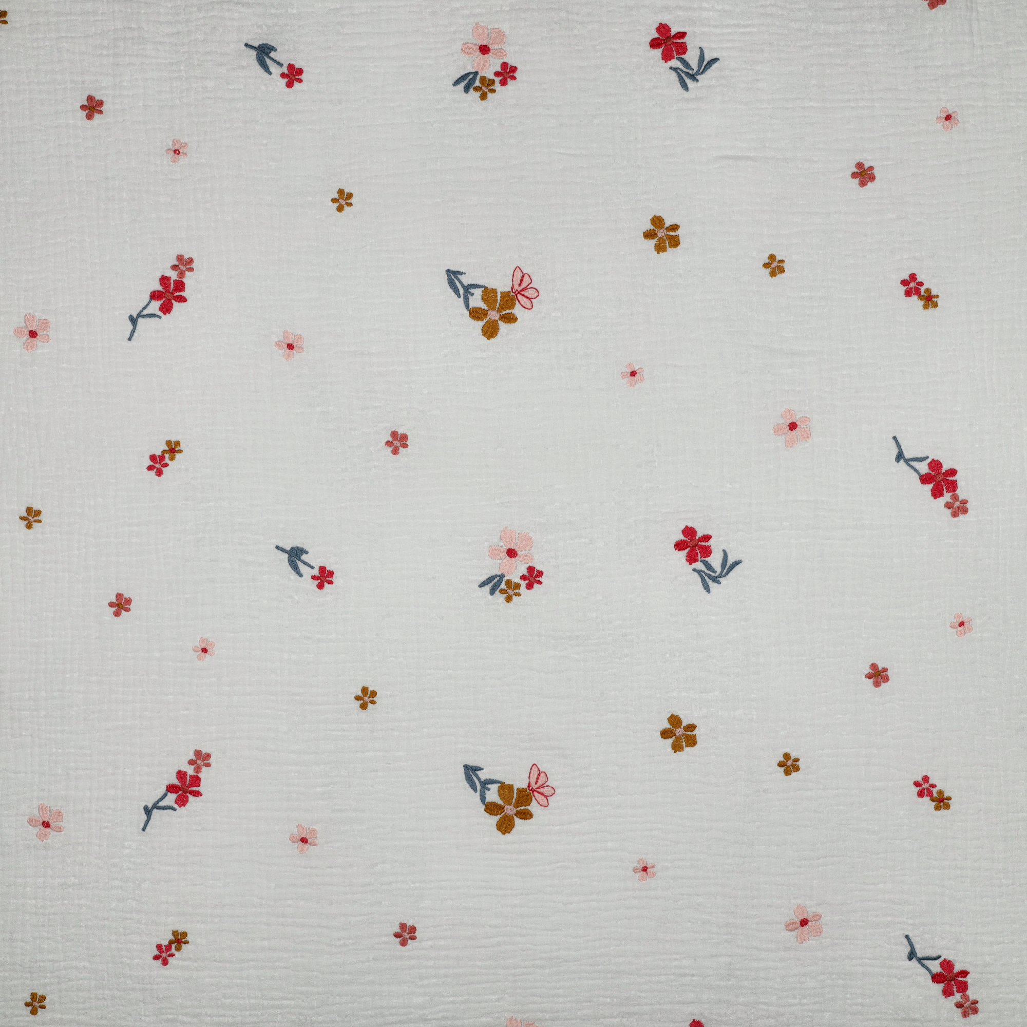 MUSLIN EMBROIDERY - SUMMER FLORALS
