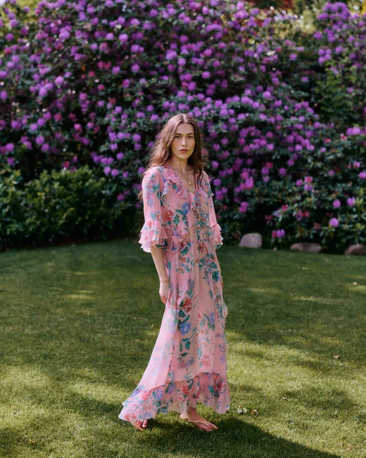 Kirsten Dress - Veiled Pink - Moliin