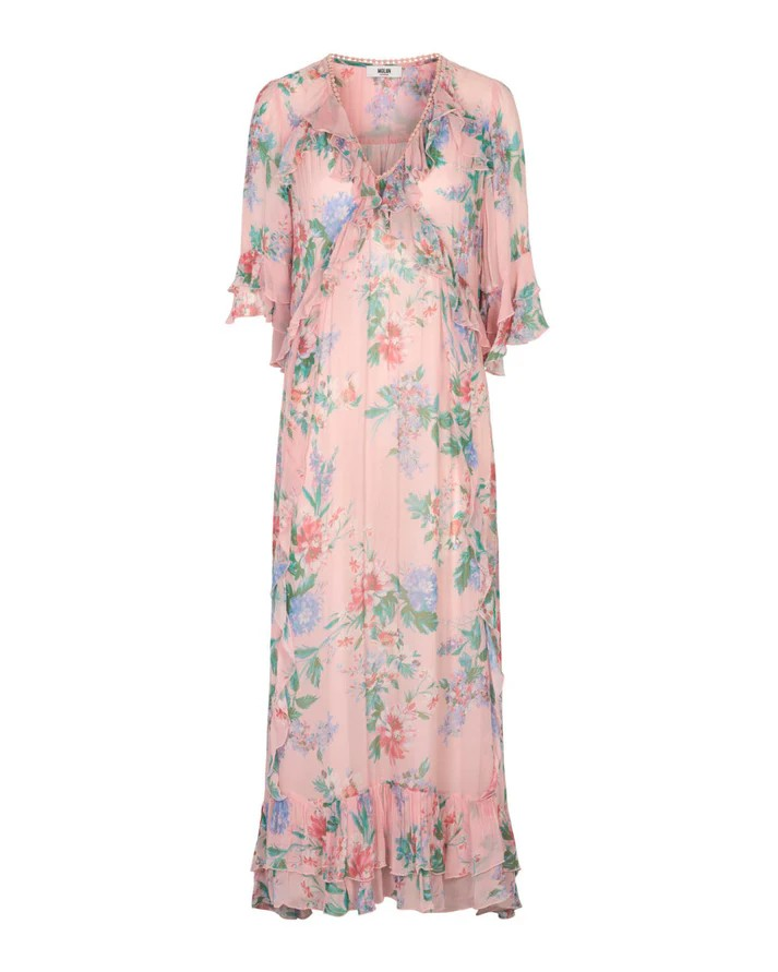 Kirsten Dress - Veiled Pink - Moliin