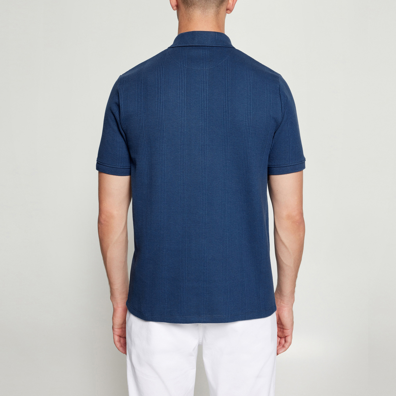 Signal - Olau Structured Polo - Blue Captain - 2