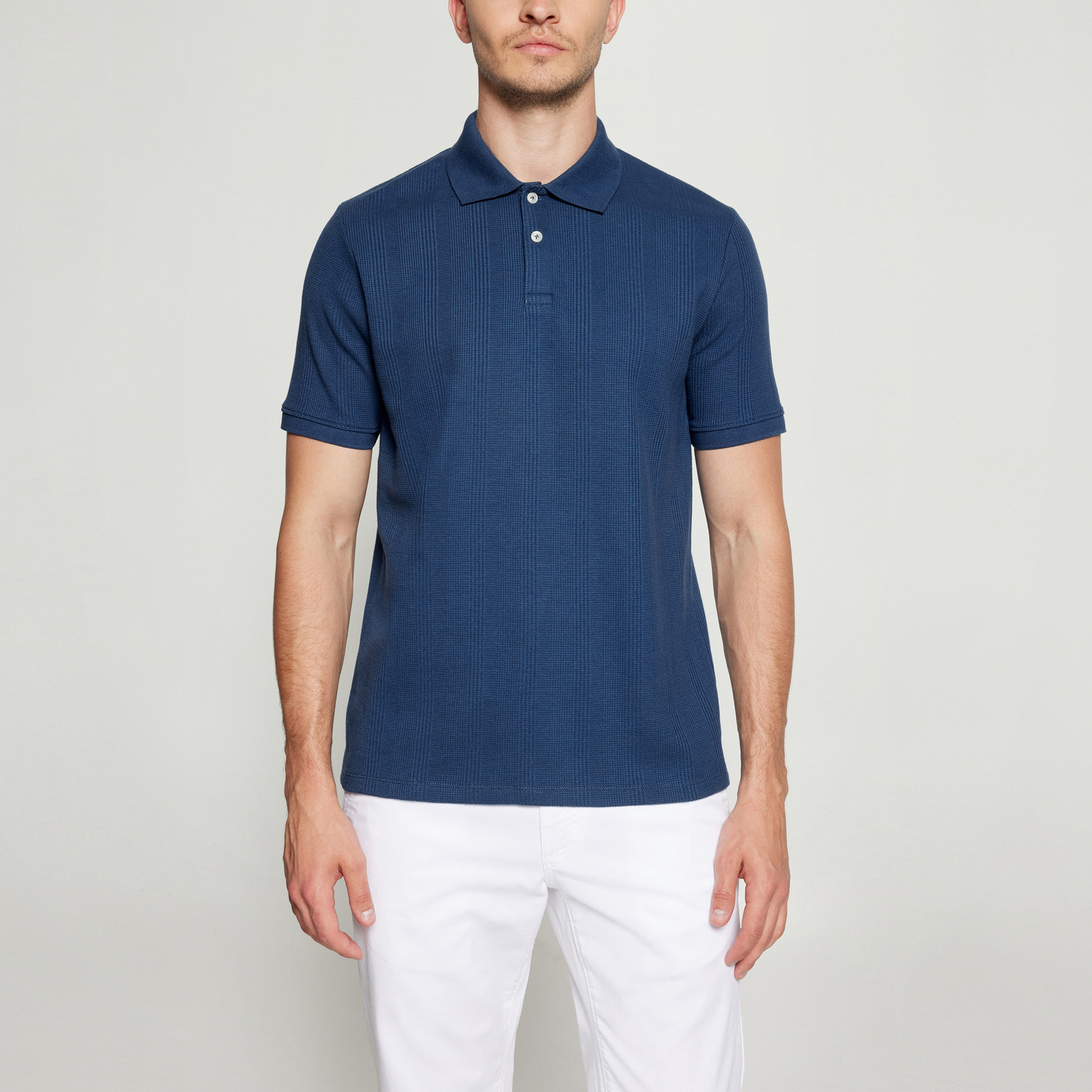 Signal - Olau Structured Polo - Blue Captain
