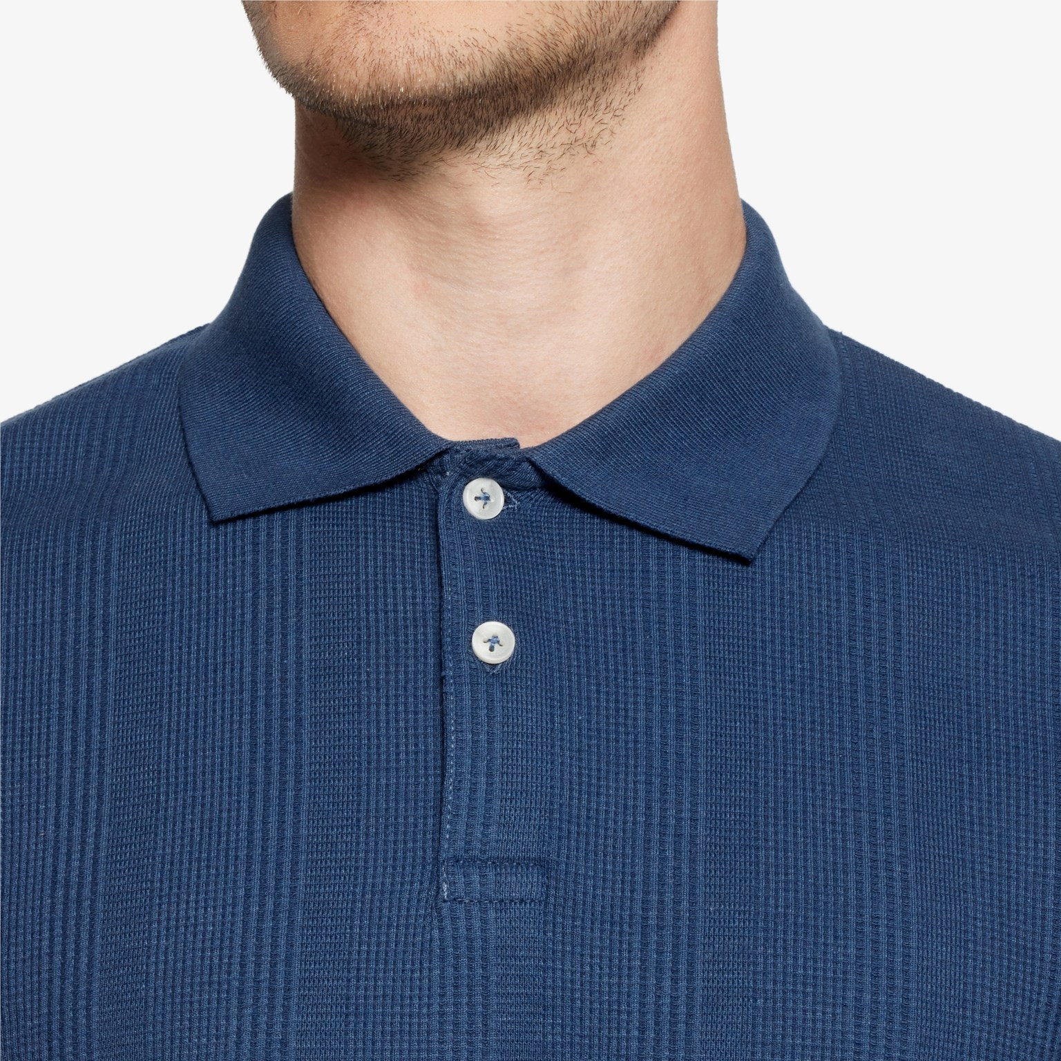 Signal - Olau Structured Polo - Blue Captain - 3
