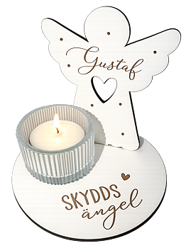 Skyddsängel liten med ljus