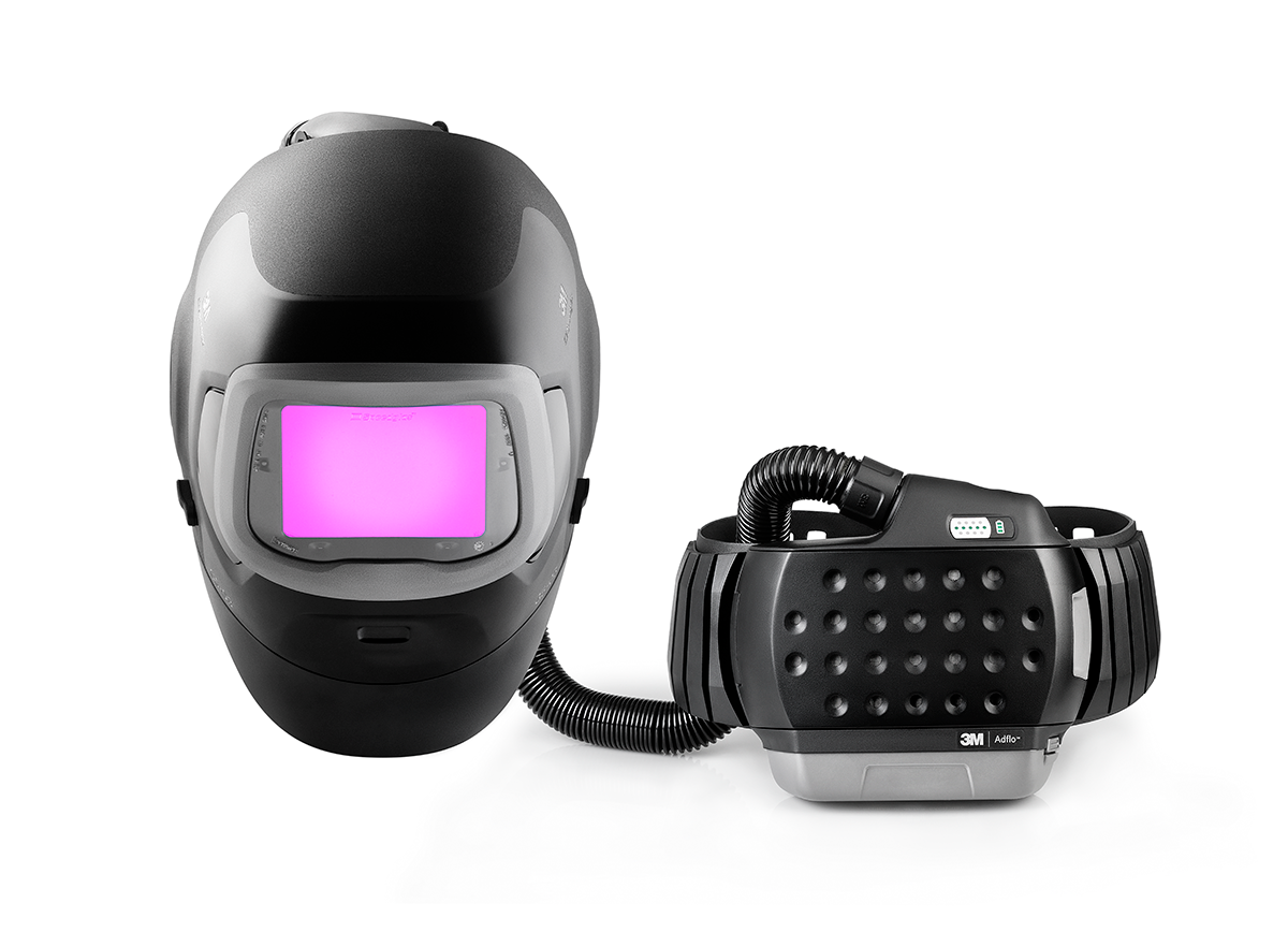 3M™ Adflo™ PAPR system with 3M™ Speedglas™ G5-03 Pro Air welding helmet, with welding filter G5-01/03VC 637730 - 2