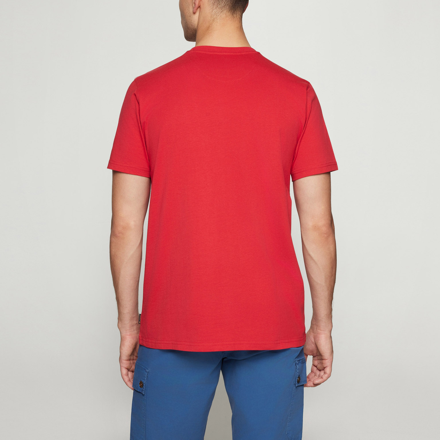 Signal - Finn Print Tee - Dusty Red - 2