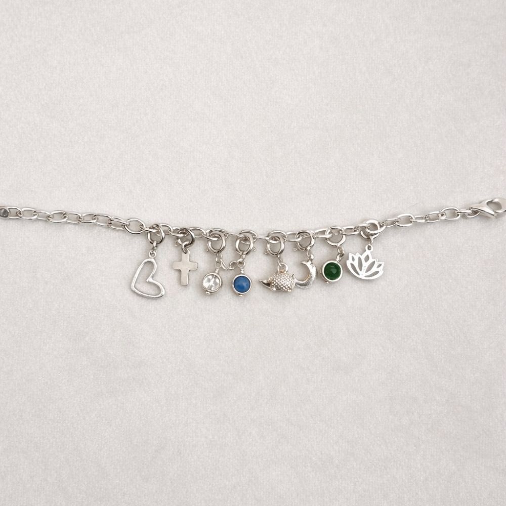 IAMLUND Berlock armband silver - 3