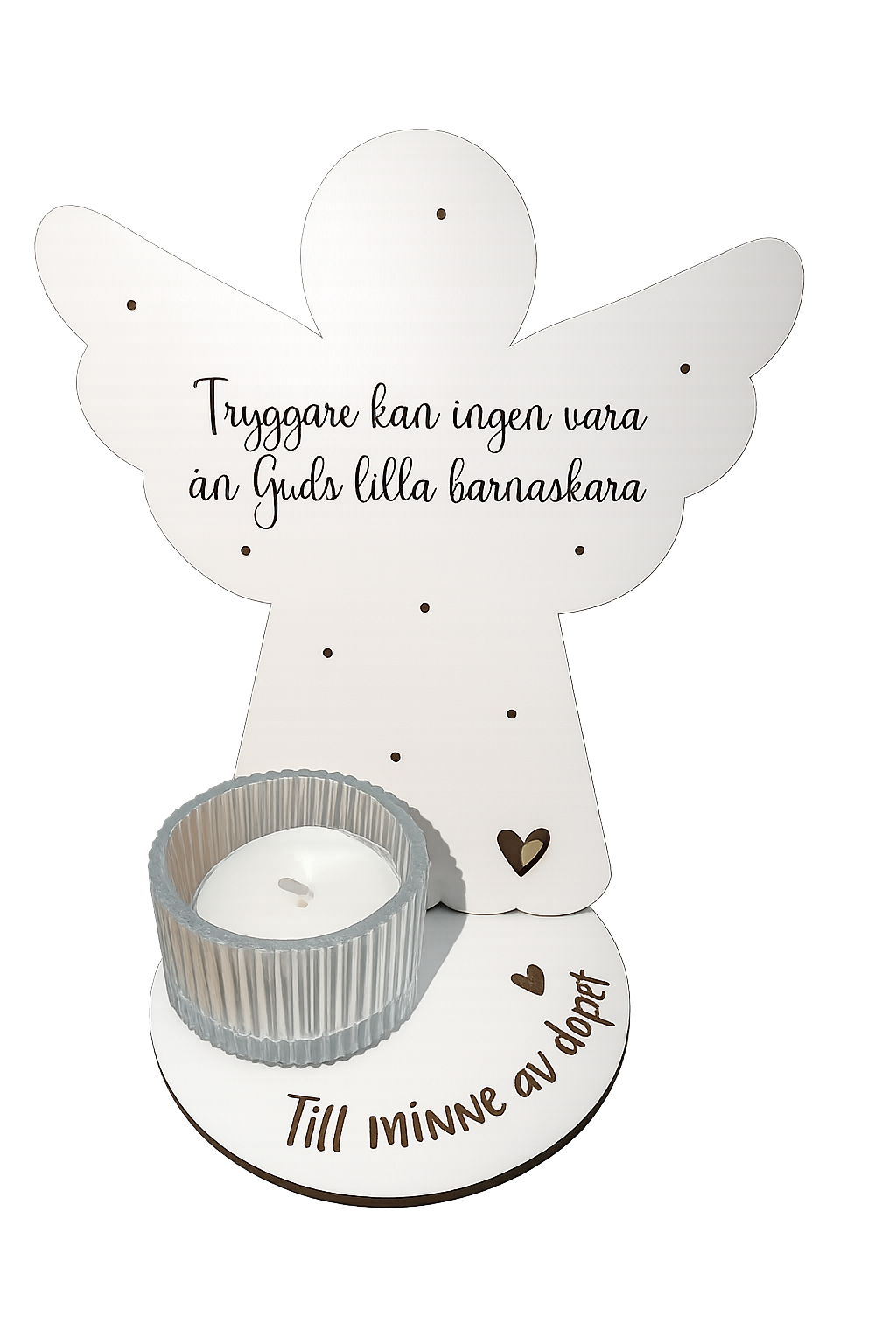 Dopängel med ljus Stor ängel - 6