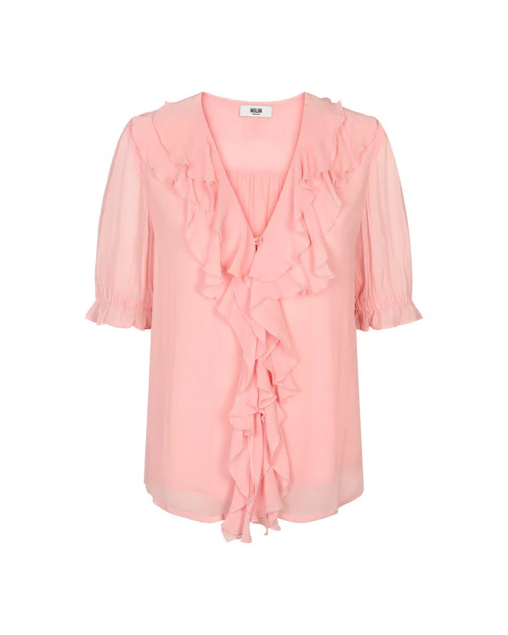 Charlotte Blouse - Coral Blush - Moliin