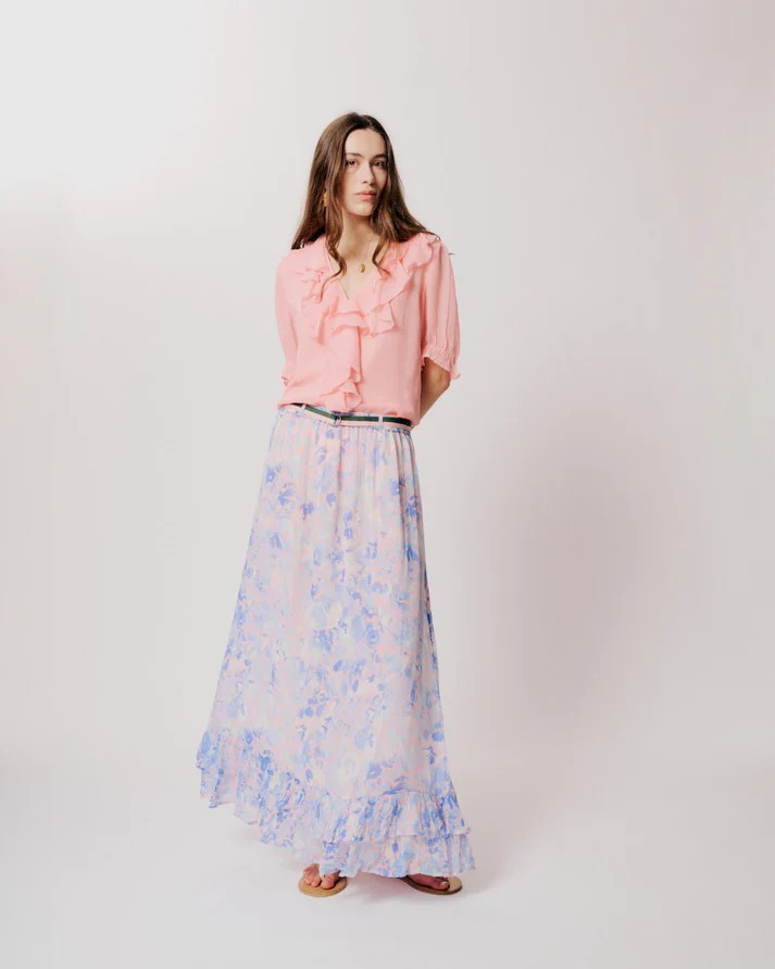 Charlotte Blouse - Coral Blush - Moliin