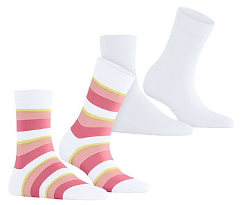 2-pack Esprit Crochet Stripe Naisten sukat