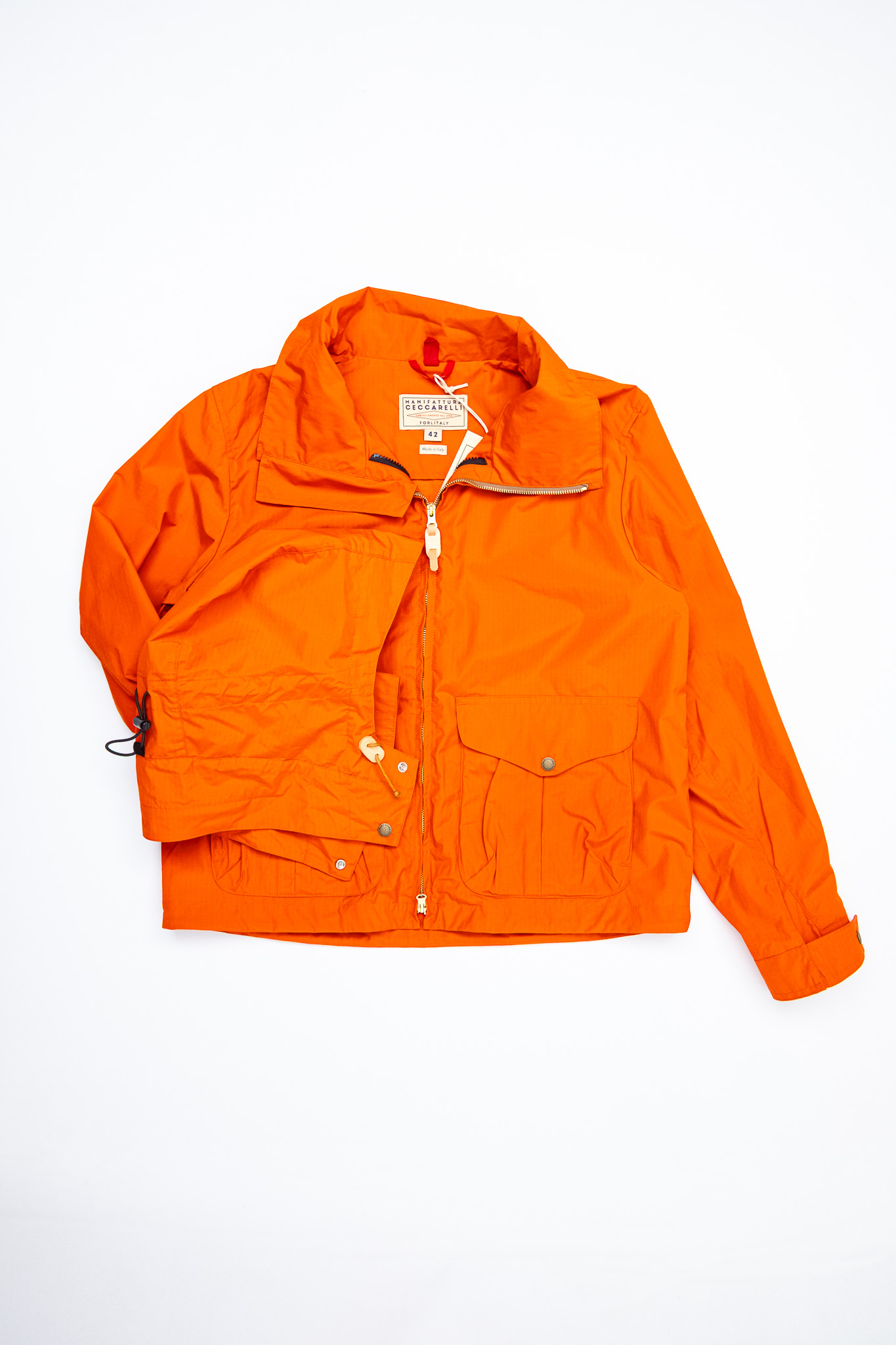 Manifattura Ceccarelli - All Season Blazer Coat Orange - 10