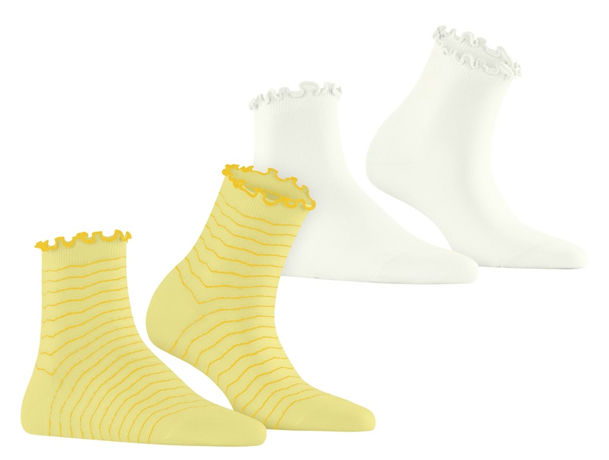 2-Pack Esprit Wavy Line Women Short socks