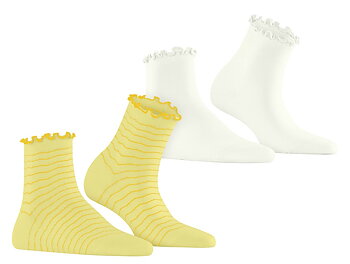 2-pack Esprit Wavy Line Naisten lyhyet sukat