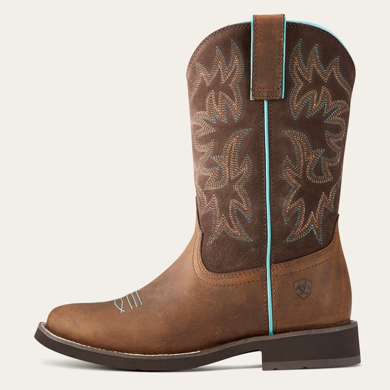 Delilah Round Toe Western Boot - 2