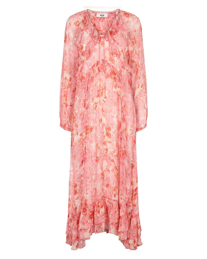 Everleigh Dress - Coral Blush - Moliin