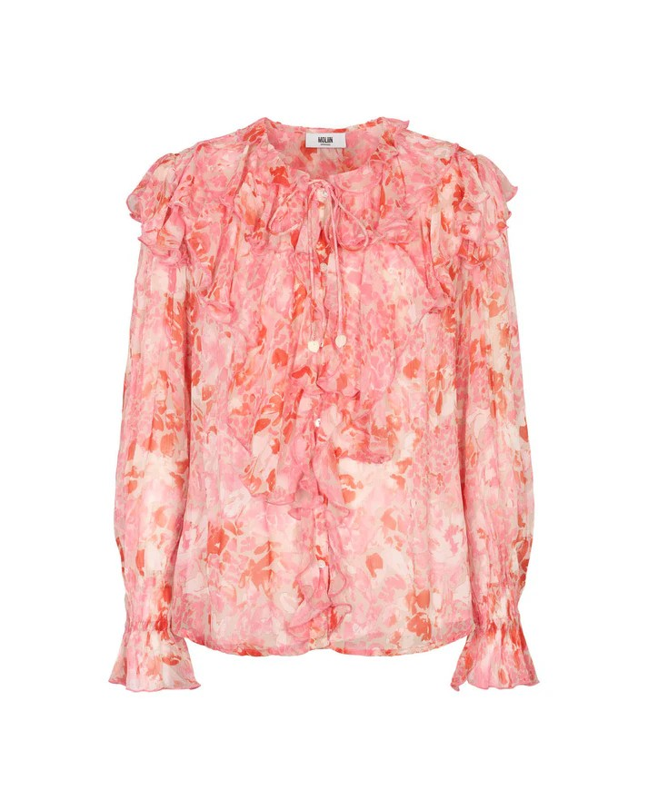 Helena Blouse - Coral Blush - Moliin
