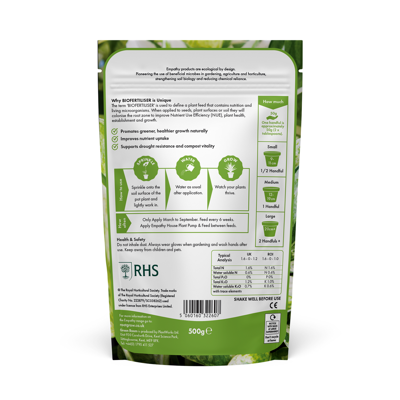 Empathy House Plant Biofertilizer 500g - 2