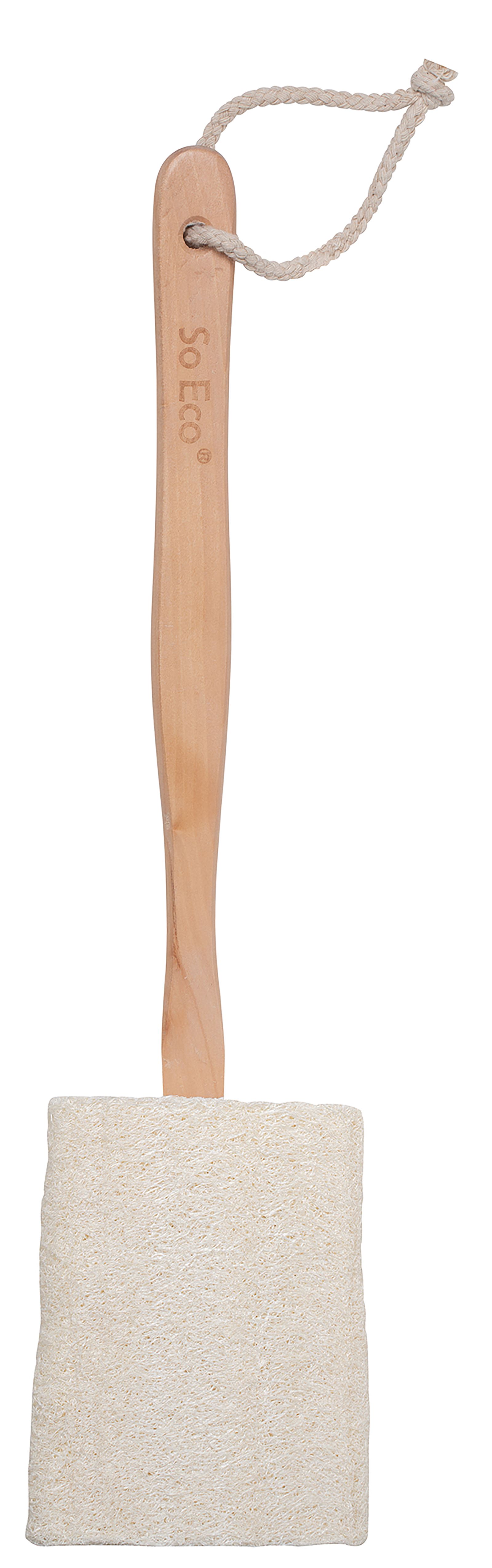 So Eco Flat Loofah With Wooden Handle - 5