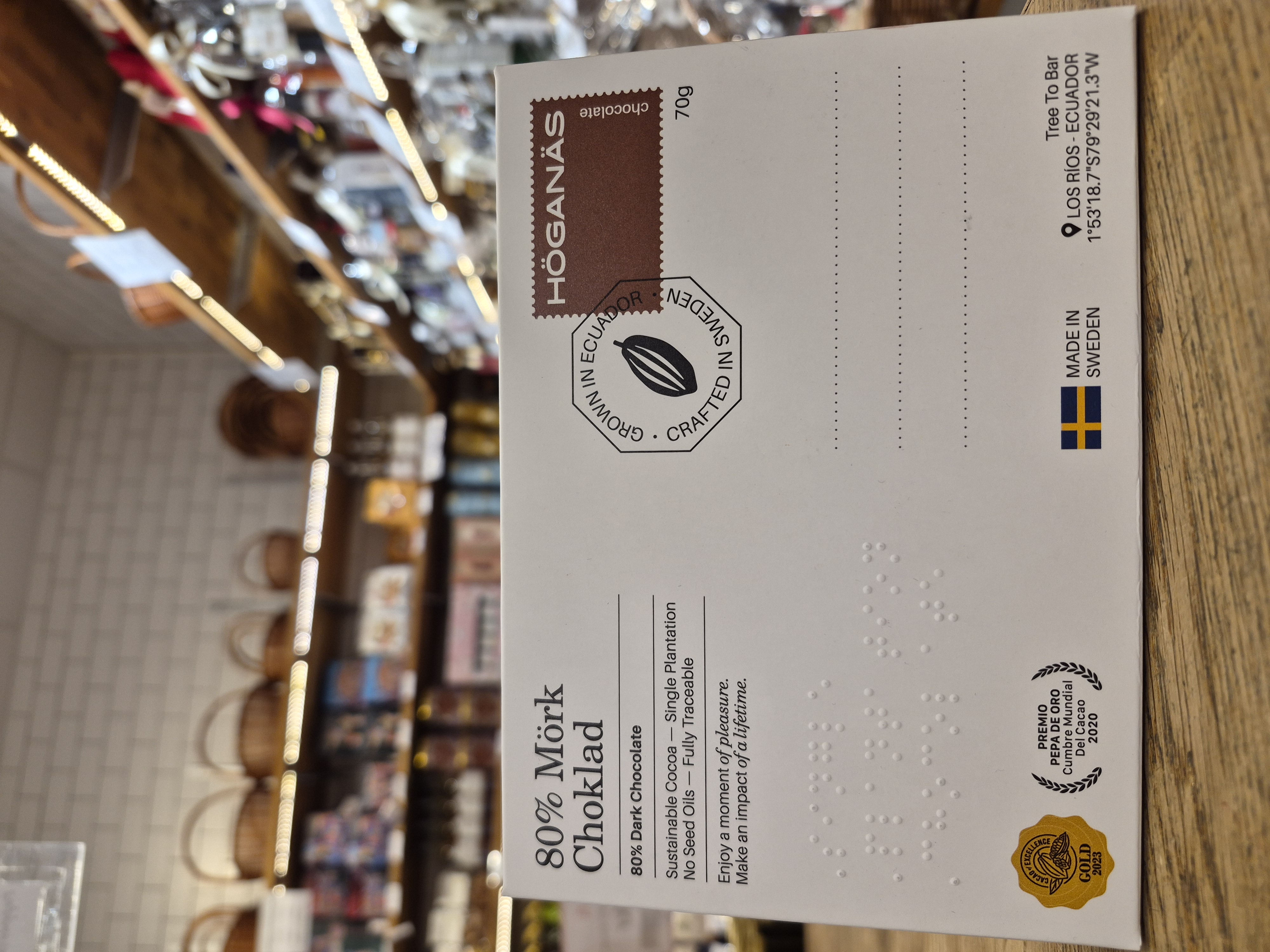 Höganäs -80% Mörk Choklad