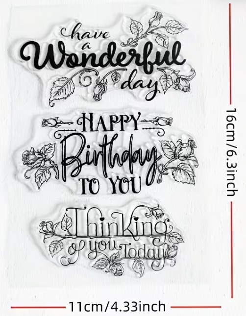 Clear Stamp, Wonderful Day