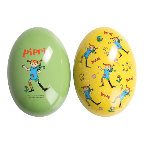 Påskägg Pippi Långstrump 15 cm Plåt