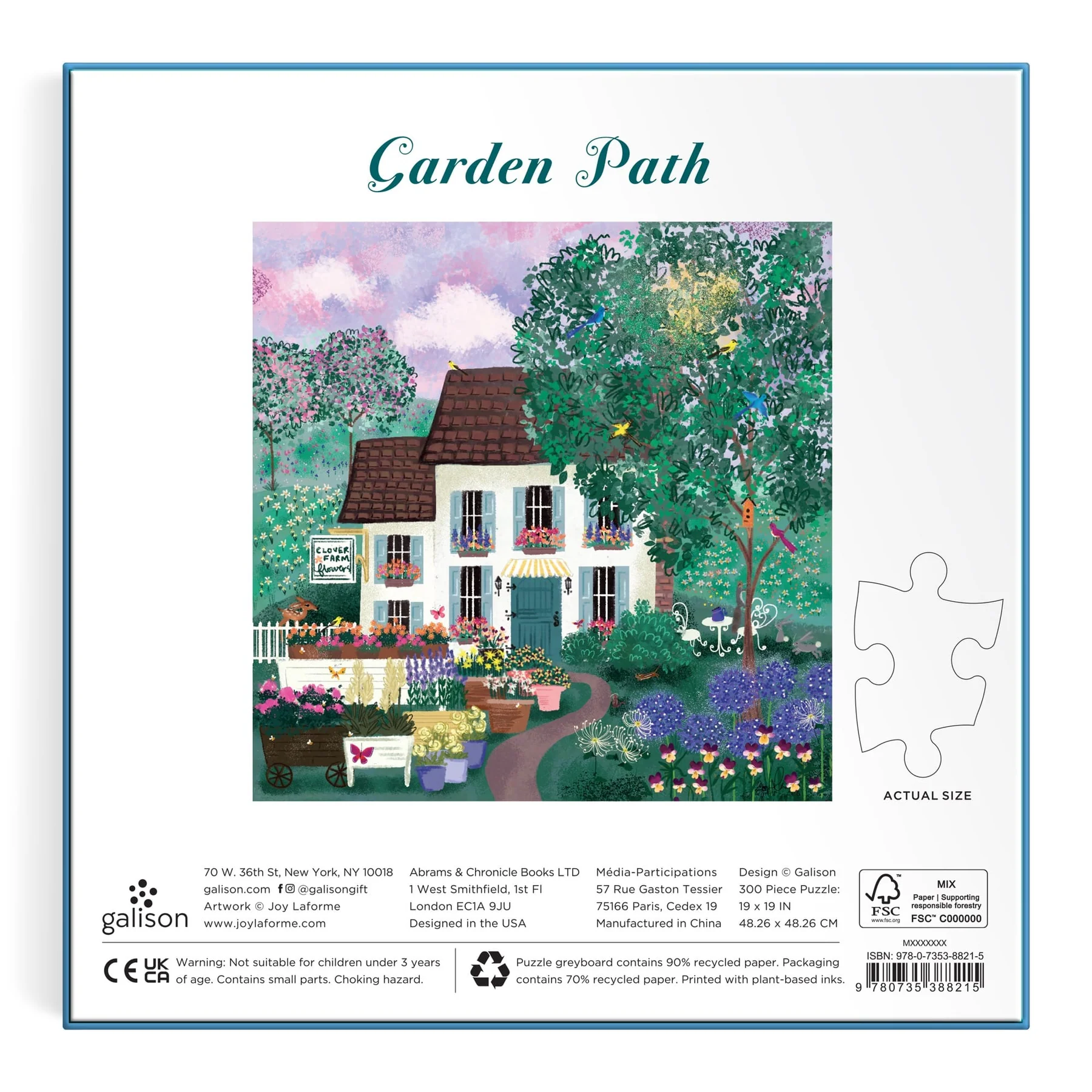 Joy Laforme Garden Path 300 Piece Puzzle - 6