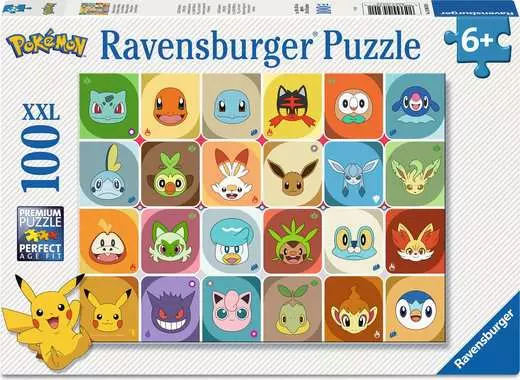 Pokémon Faces, 100 Bitar XXL Ravensburger - 2