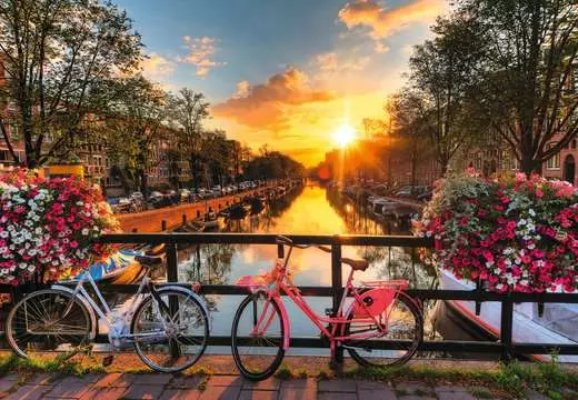 Sunset in Amsterdam, 200 Bitar XXL Ravensburger
