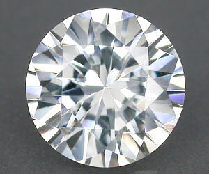 Lyxig äkta naturlig 1.6 mm rund VS1 top wesselton vit diamant