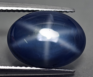 8.12 ct very big stunning oval shaped natural blue star sapphire