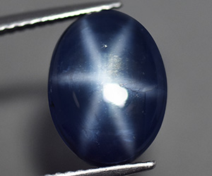 8.12 ct very big stunning oval shaped natural blue star sapphire - 3